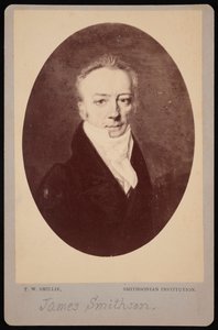 Retrato de James Smithson 1765-1829, 1816 fotografiado en la década de 1870 de Thomas William Smillie