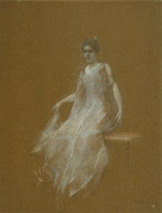 La Dama de Blanco de Thomas Wilmer Dewing