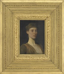 Retrato de una niña, 1888 de Thomas Wilmer Dewing
