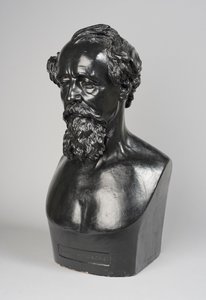 Copia de un busto de Charles Dickens de Thomas Woolner