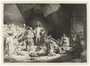 Predicando a Cristo (La impresión de los cien florines) de Thomas Worlidge
