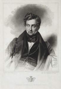 Retrato del Conde Mikhail Yuryevich Vilyegorsky 1788-1856, principios de la década de 1830 de Thomas Wright