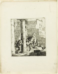 El mendigo ciego engañado por el Lazarillo de Thomas Wyck