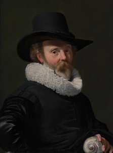 Retrato de un hombre con una concha, ca. 1625-26 de Thomas de Keyser