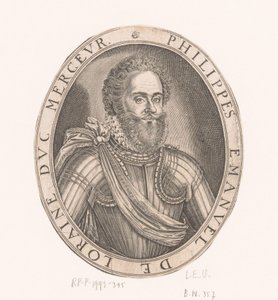 Retrato de Philippe-Emmanuel de Lorraine Duque de Mercoeur