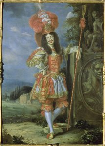 Leopoldo I (1640-1705), emperador del Sacro Imperio Romano, en traje teatral, vestido como Acis de La Galatea, una fábula musical de Antonio Draghi, 1667