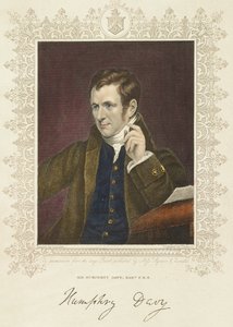 Humphry Davy, químico e inventor británico, 1801