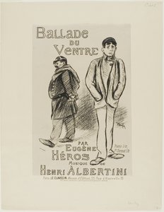 Ballade du Ventre de Théophile Alexandre Pierre Steinlen