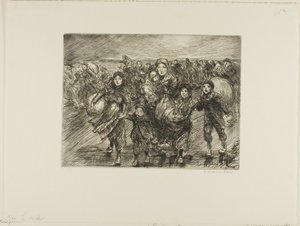Antes de la invasión de Théophile Alexandre Pierre Steinlen