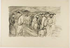 Saliendo de la mina de Théophile Alexandre Pierre Steinlen