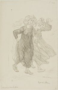 Ráfaga de viento de Théophile Alexandre Pierre Steinlen