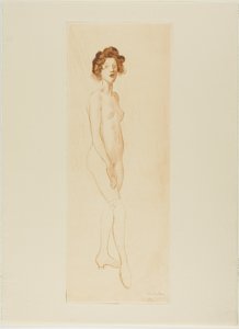 Modelo de pie de Théophile Alexandre Pierre Steinlen