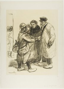 Uno no se acostumbra de Théophile Alexandre Pierre Steinlen