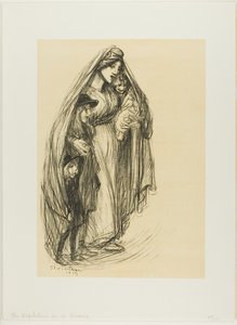 Huérfanos de la guerra de Théophile Alexandre Pierre Steinlen