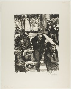¡Rochefort se muere! ¡Rochefort está muerto! de Théophile Alexandre Pierre Steinlen