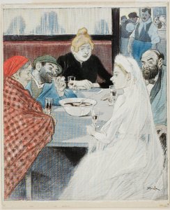 La novia de Théophile Alexandre Pierre Steinlen
