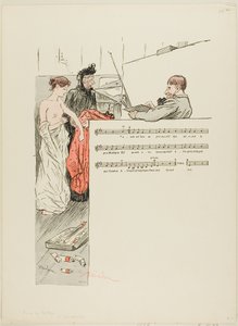 El pequeño modelo de Théophile Alexandre Pierre Steinlen