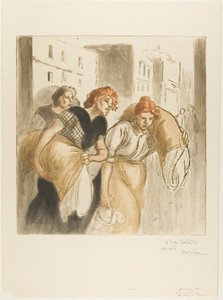 El regreso de la lavandería de Théophile Alexandre Pierre Steinlen