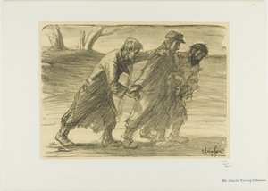 Tres camaradas de Théophile Alexandre Pierre Steinlen