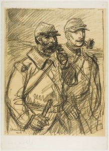 Dos soldados de Théophile Alexandre Pierre Steinlen