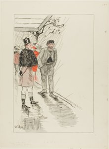 Vagabundo de París de Théophile Alexandre Pierre Steinlen