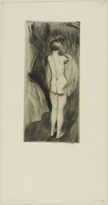 Mujer de pie de Théophile Alexandre Pierre Steinlen