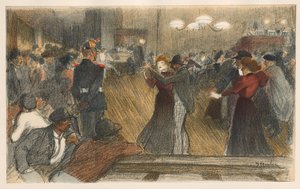 Bal de Barrière, 1898 de Théophile Alexandre Steinlen