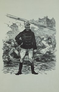 General Gaston Auguste (1830-1909) Marqués de Gallifet, en todo su esplendor de Théophile Alexandre Steinlen