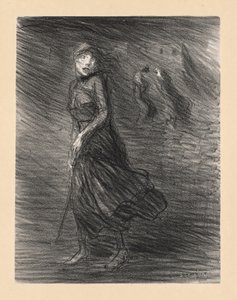 En la calle (Dans la Rue) de Théophile Alexandre Steinlen