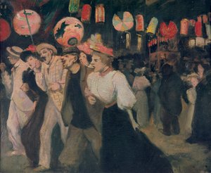 El 14 de julio de 1895 en Montmartre Montmartre, 14 de julio de 1895, 1895 de Théophile Alexandre Steinlen
