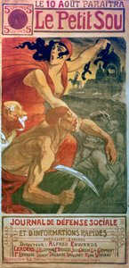 Le Petit Sou Revista Socialista, c1879-1923 de Théophile Alexandre Steinlen