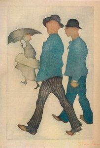 Les Deux Gigolos, 1898 de Théophile Alexandre Steinlen