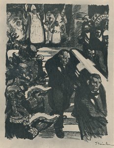 Rochefort se muere, 1898, 1919 de Théophile Alexandre Steinlen