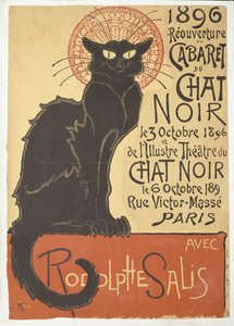 Reapertura del Cabaret del Gato Negro de Théophile Alexandre Steinlen