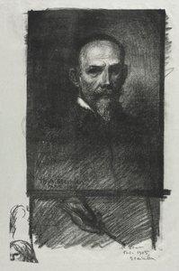 Autorretrato de Théophile Alexandre Steinlen