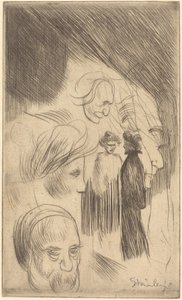 Placa de Boceto de Théophile Alexandre Steinlen