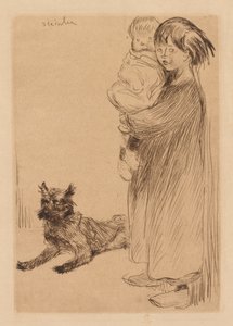 La Hermana Mayor (La Grande Soeur) de Théophile Alexandre Steinlen