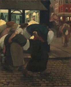 Las lavanderas de Théophile Alexandre Steinlen