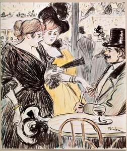 El café concierto de Théophile Alexandre Steinlen