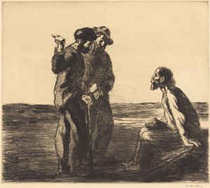 Tres compañeros de Théophile Alexandre Steinlen