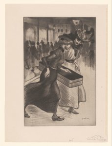 Dos mujeres caminando por la calle
Les deux trottins