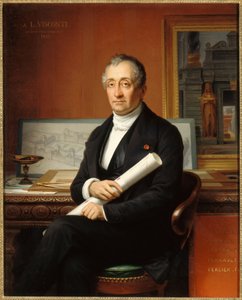 Retrato del Arquitecto Louis Visconti 1791-1853, 1854 de Théophile Vauchelet