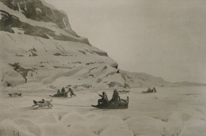 Esquimales (acuarela sobre papel) de Thorolf Holmboe