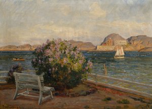 De Stavern (óleo sobre lienzo) de Thorolf Holmboe