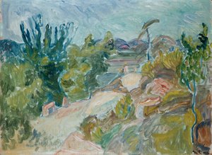 La carretera (pintura) de Thorvald Erichsen