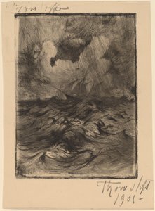 Tormenta en el mar de Thorvald Simeon Niss