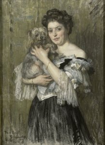 Maria Catherine Josephine Jordan (1866-1948). Esposa del pintor George Hendrik Breitner de Thérèse Schwartze