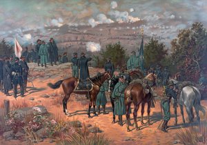 Batalla de Chattanooga, pub. L Prang & Co., 1886