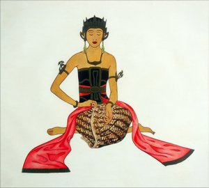 Bailarina javanesa clásica