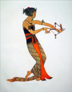 Bailarina javanesa clásica